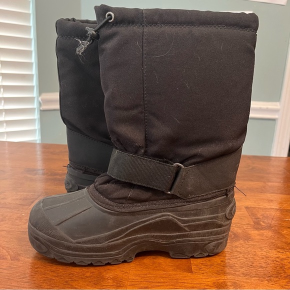 Kamik kids rocket waterproof Black Insulated Snow Boots size 3 - Picture 3 of 10